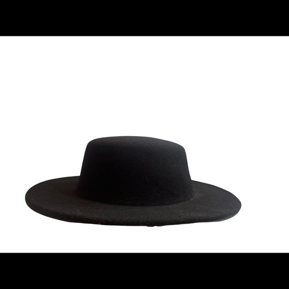 BLACK POLYESTER HAT - Picture 2 of 2